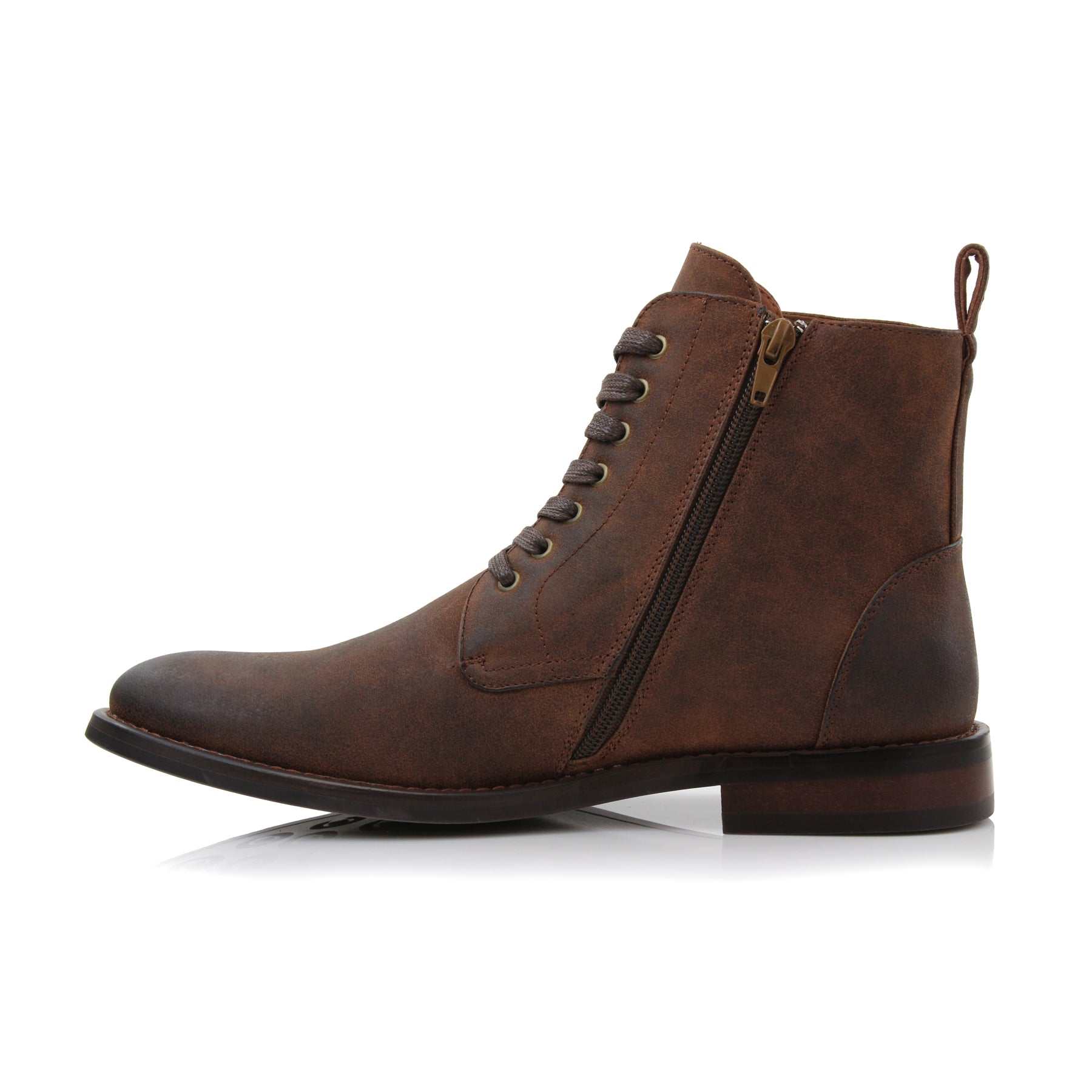 Leather Ankle Boots | Duke by Polar Fox | Conal Footwear | Inner Side Angle View
