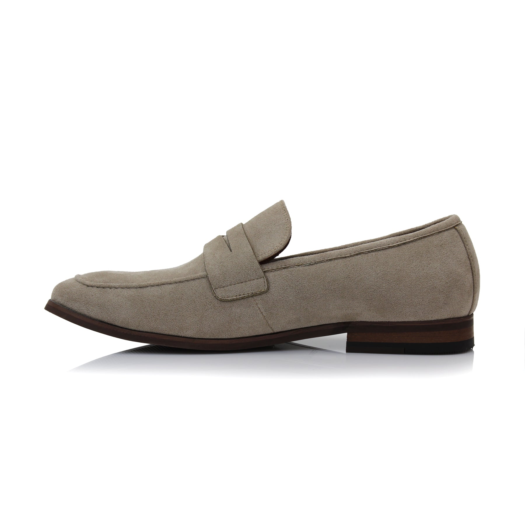 Suede Penny Loafers | Dylan by Ferro Aldo | Conal Footwear | Inner Side Angle View