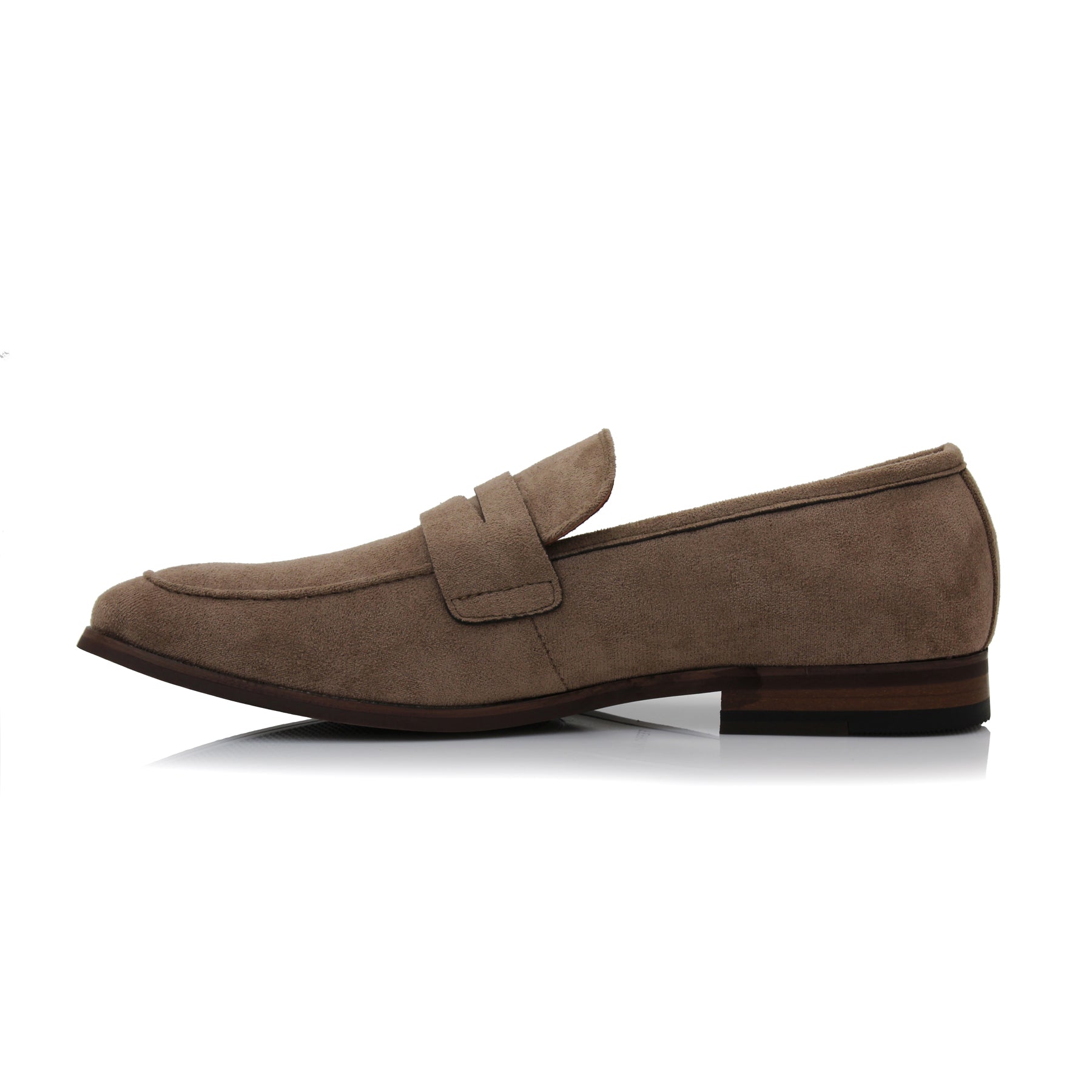 Suede Penny Loafers | Dylan by Ferro Aldo | Conal Footwear | Inner Side Angle View