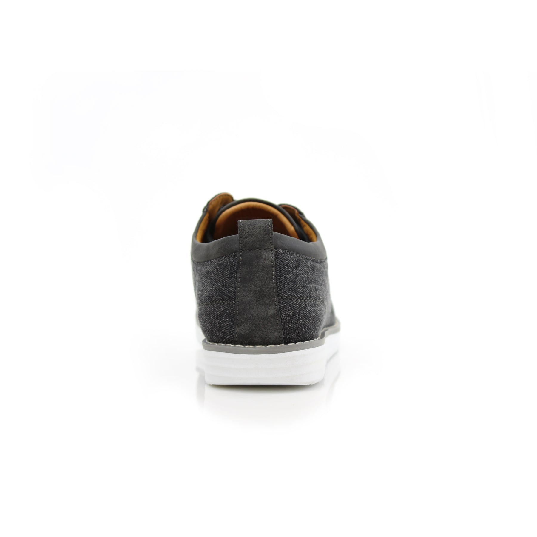 Denim Sneakers | Elton by Polar Fox | Conal Footwear | Back Angle View