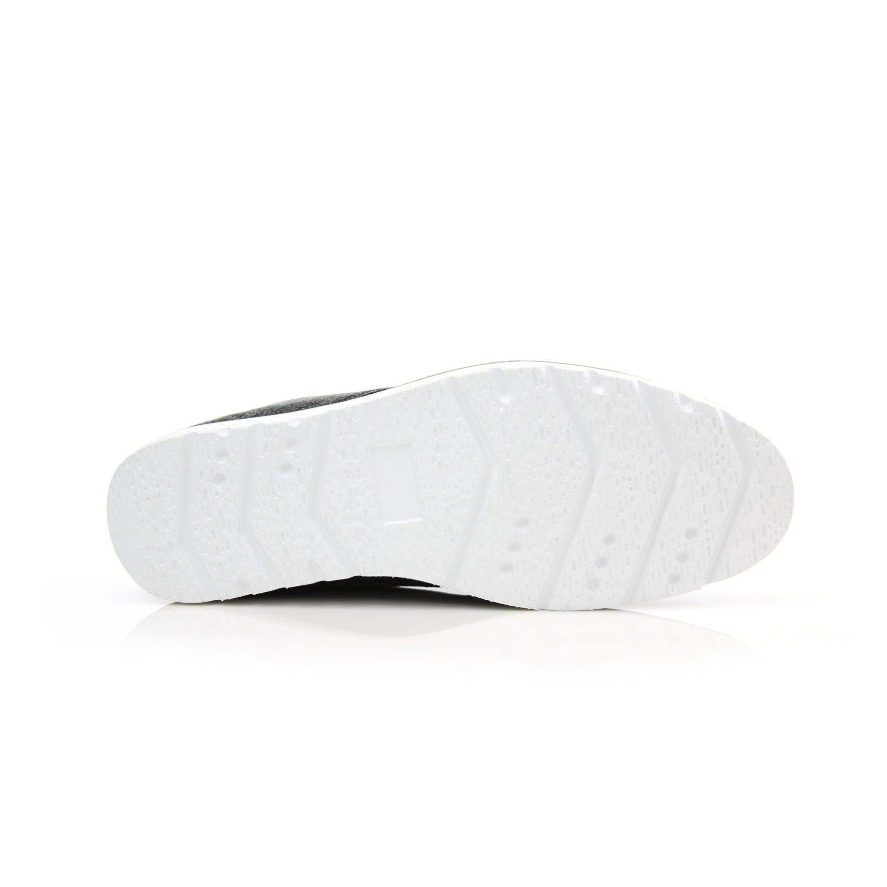 Denim Sneakers | Elton by Polar Fox | Conal Footwear | Bottom Sole Angle View