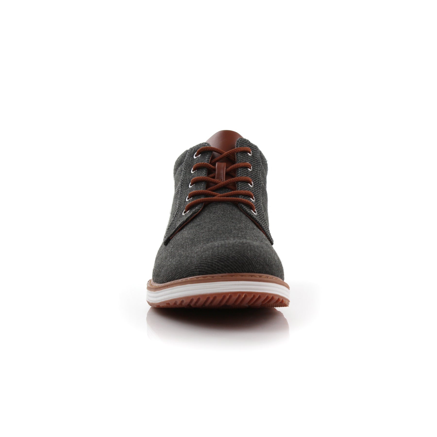 Denim Sneakers | Jax by Ferro Aldo | Conal Footwear | Front Angle View