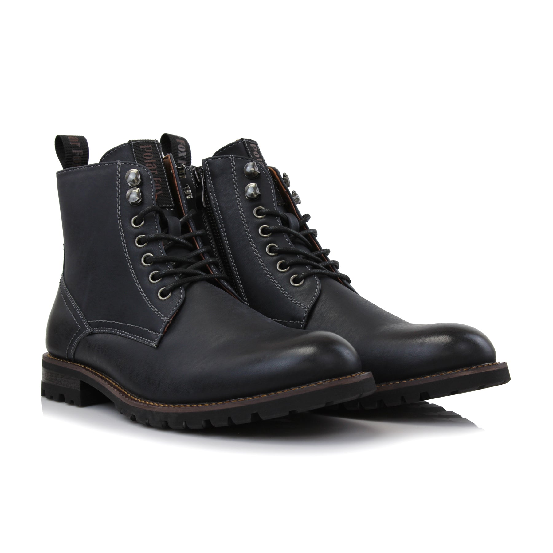 Classic Motorcycle Classic Boots | Knoxville by Polar Fox | Conal Footwear | Paired Angle View