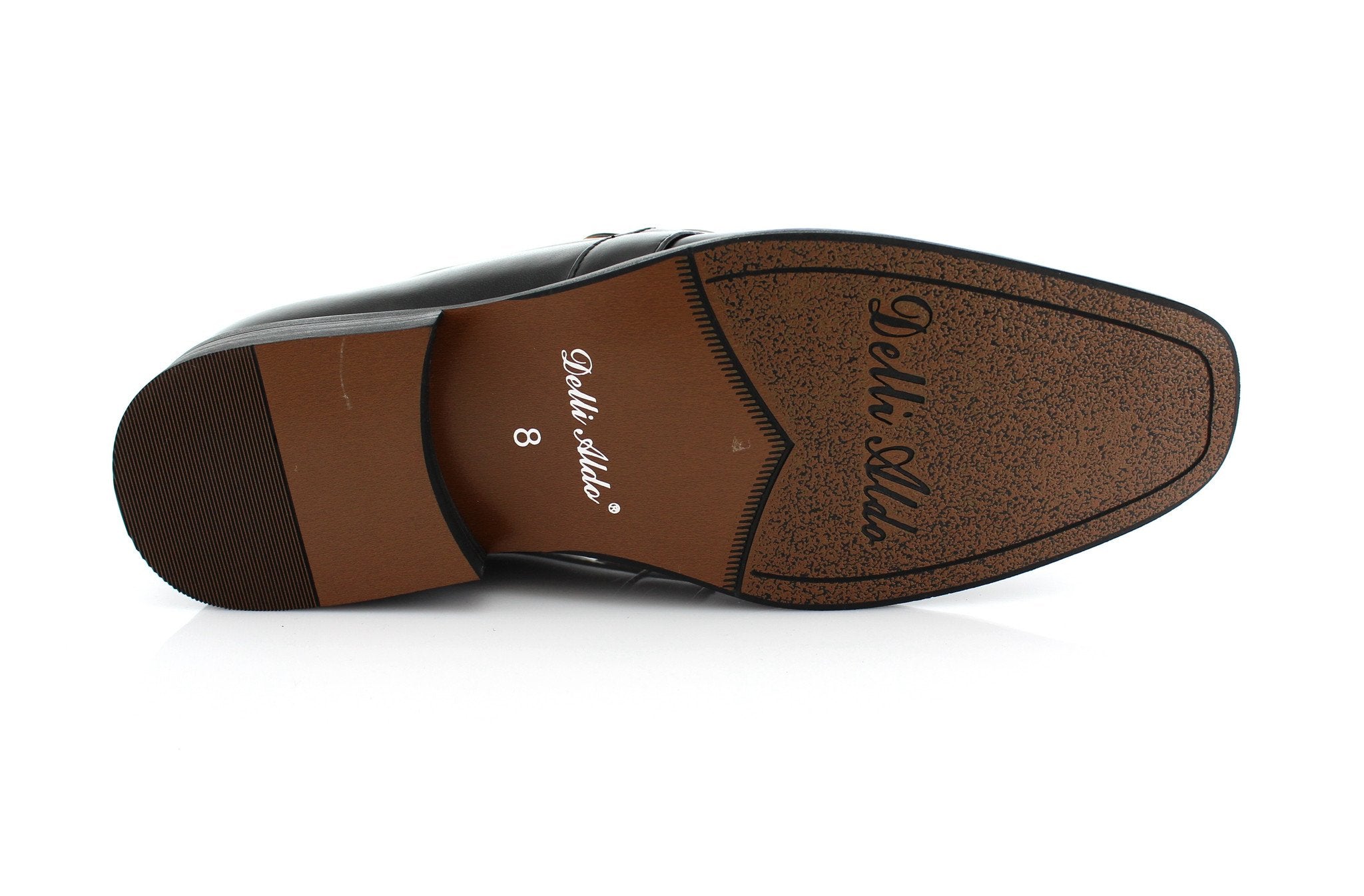 Apron Toe Loafers | Mario by Delli Aldo | Conal Footwear | Bottom Sole Angle View
