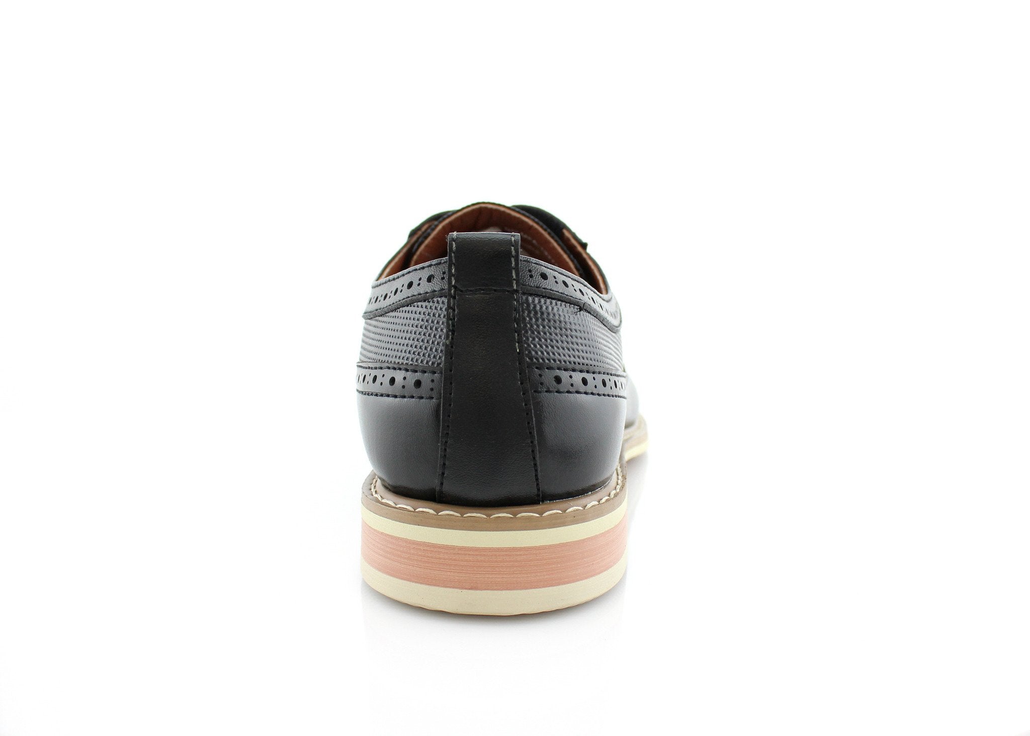 Brogue Wingtip Oxfords | Josh by Ferro Aldo | Conal Footwear | Back Angle View