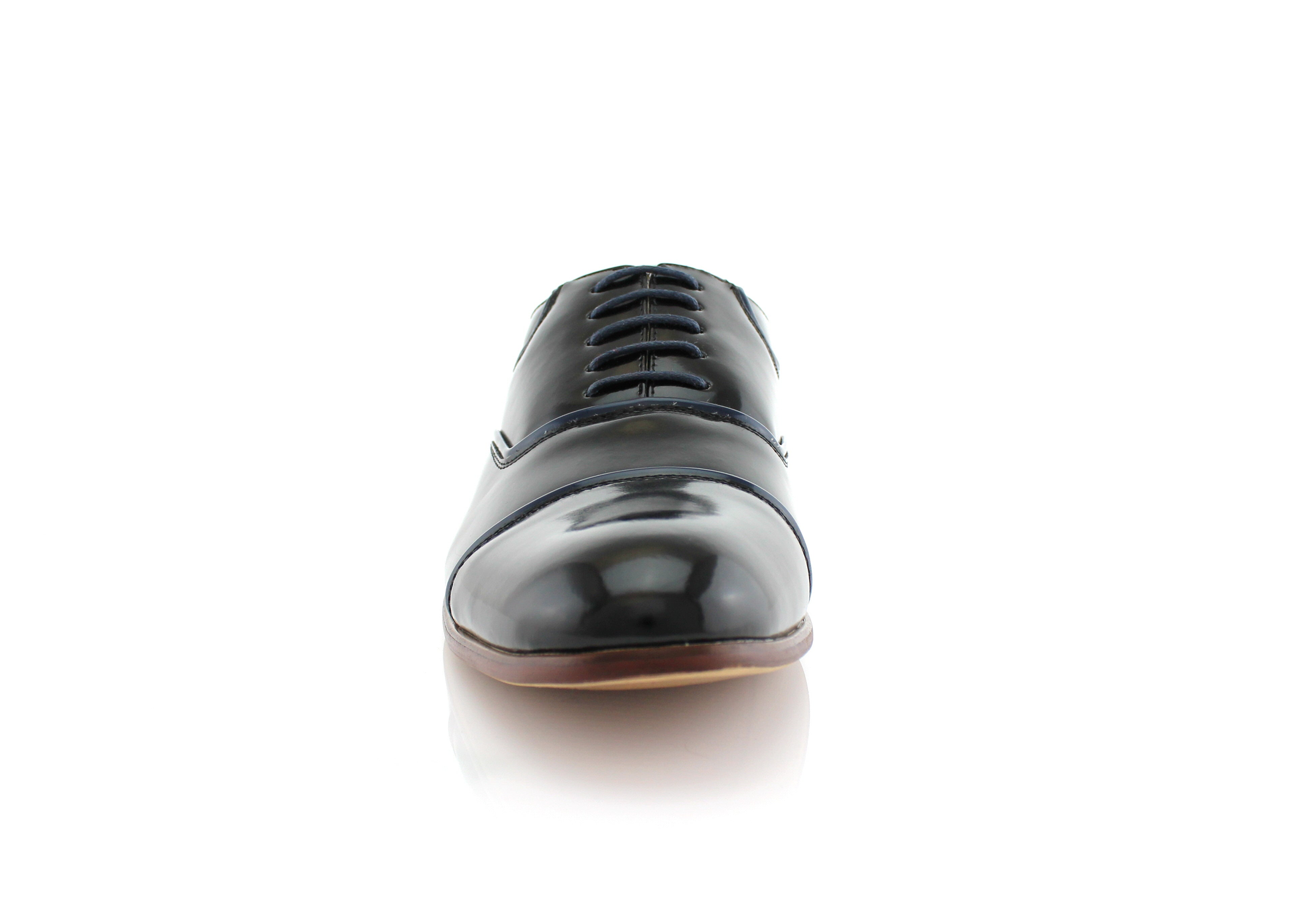 Contrast Piping Oxfords | Ross by Ferro Aldo | Conal Footwear | Front Angle View