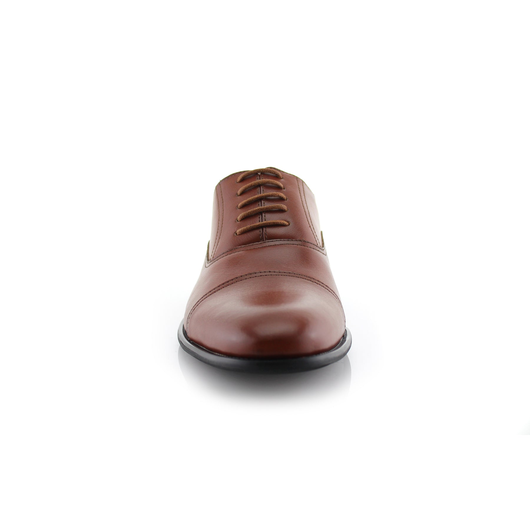 Classic Cap-Toe Oxford Dress Shoes | Charles by Ferro Aldo | Conal Footwear | Front Angle View