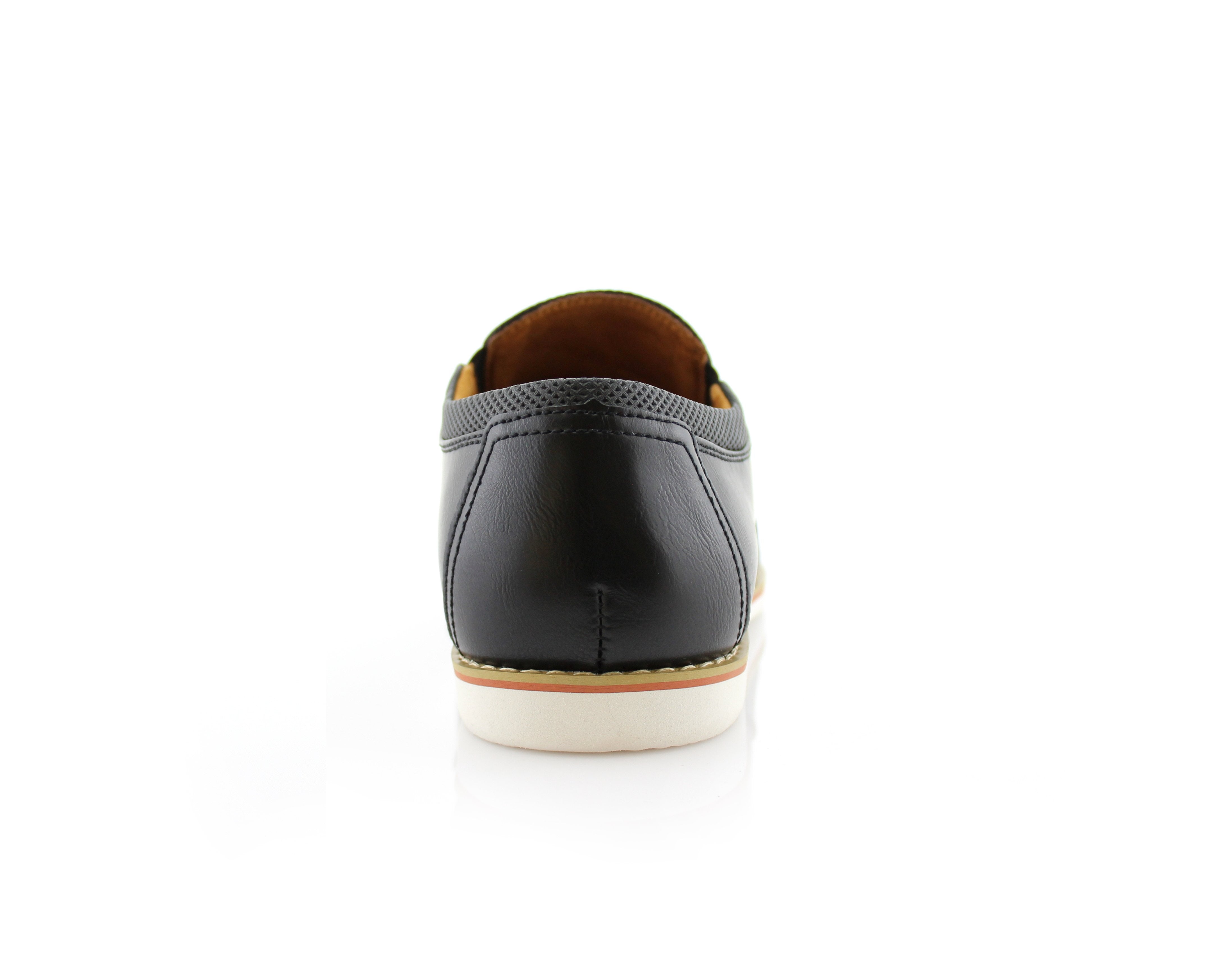 Embossed Faux Leather Loafers | Elite by Polar Fox | Conal Footwear | Back Angle View