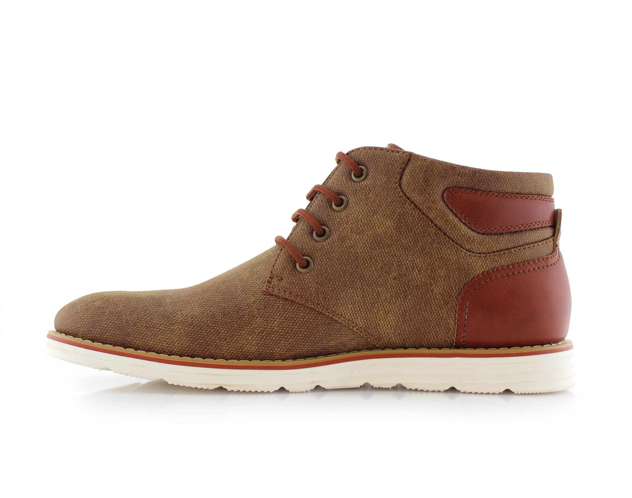 Two-Toned Chukka Sneaker Boots | Owen by Ferro Aldo | Conal Footwear | Inner Side Angle View