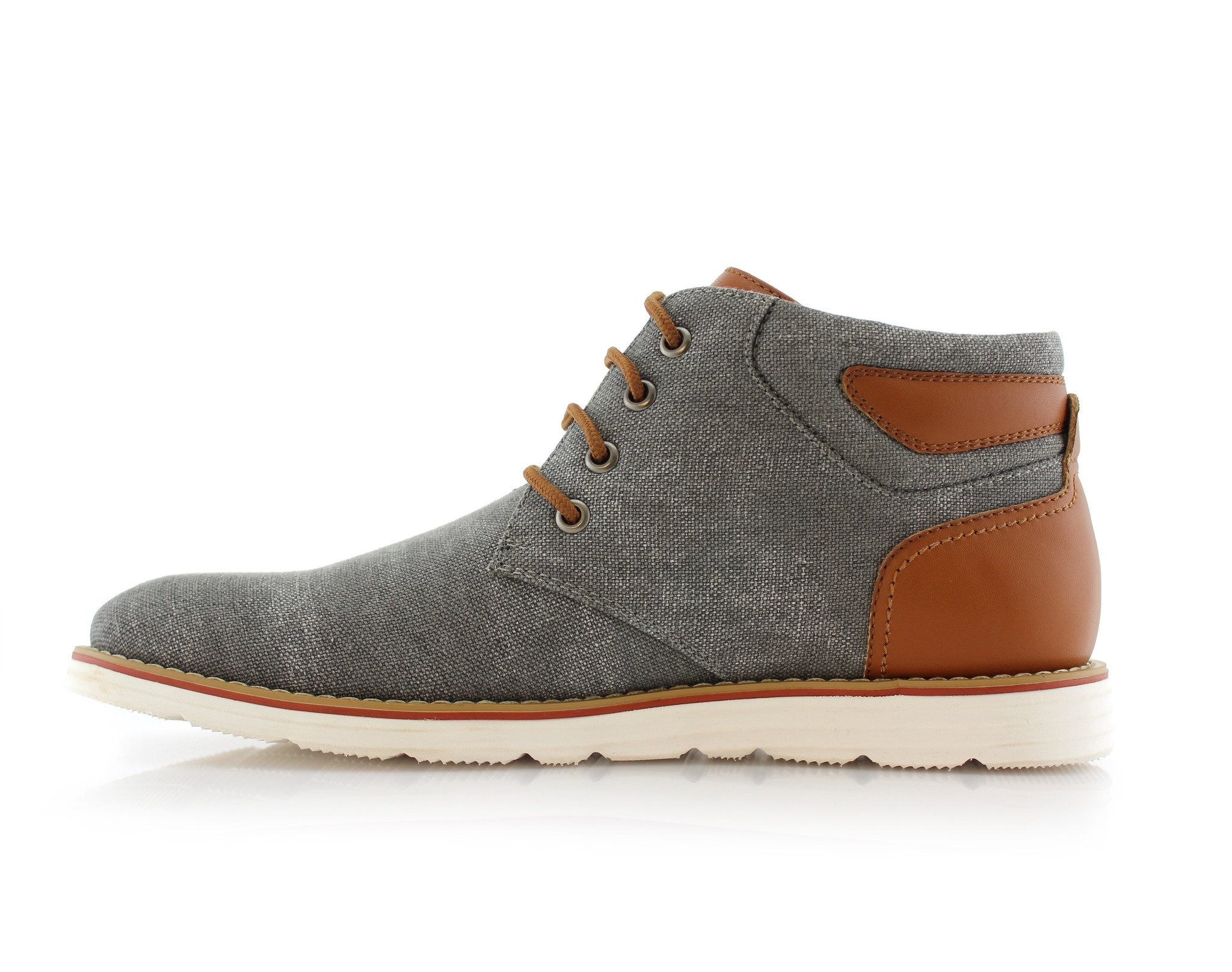 Two-Toned Chukka Sneaker Boots | Owen by Ferro Aldo | Conal Footwear | Inner Side Angle View