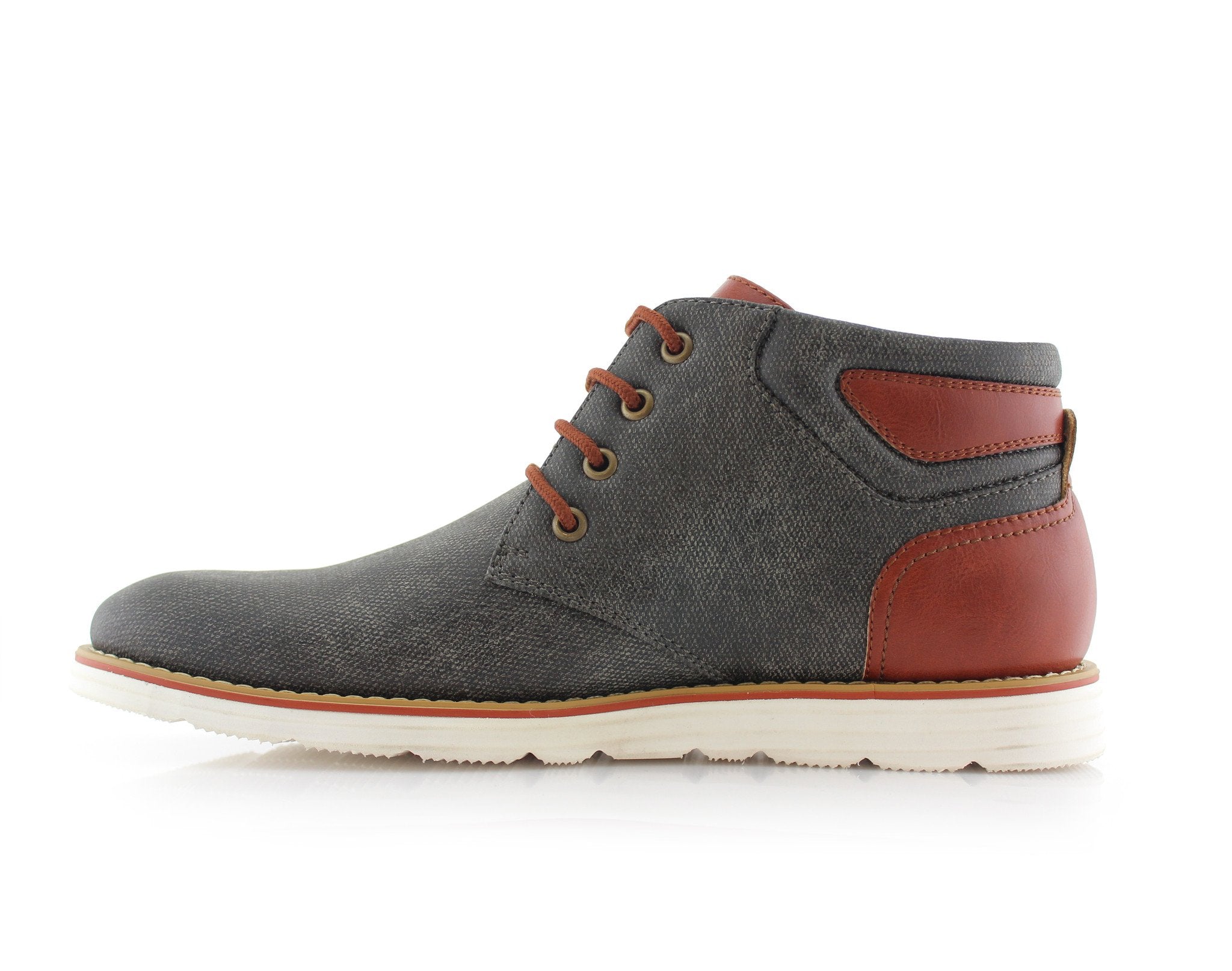 Two-Toned Chukka Sneaker Boots | Owen by Ferro Aldo | Conal Footwear | Inner Side Angle View