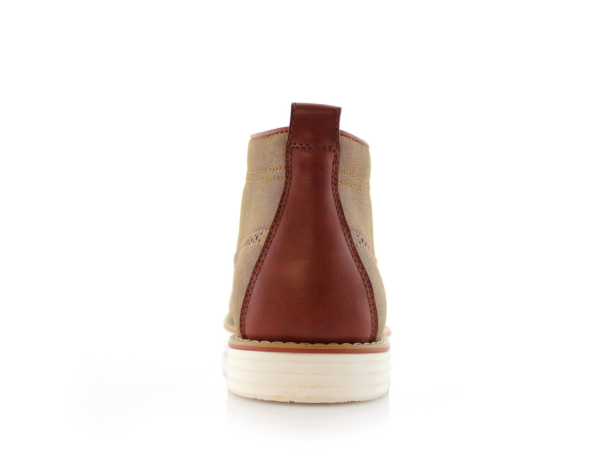 Cap-Toe Derby Ankle Sneakers | Donovan by Ferro Aldo | Conal Footwear | Back Angle View