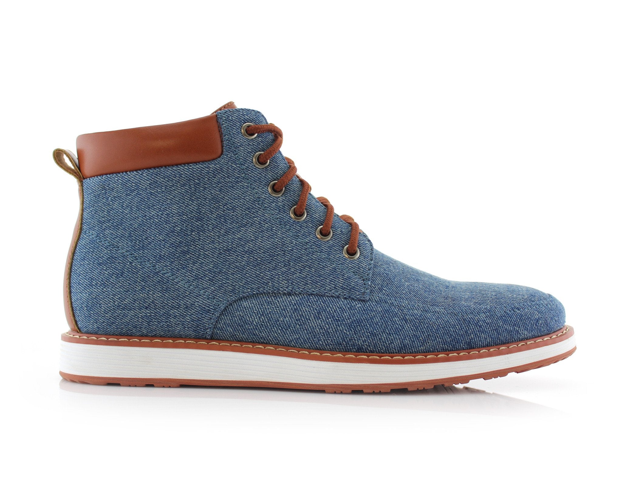 Two-Toned Sneaker Boots | Melvin by Ferro Aldo | Conal Footwear | Outer Side Angle View