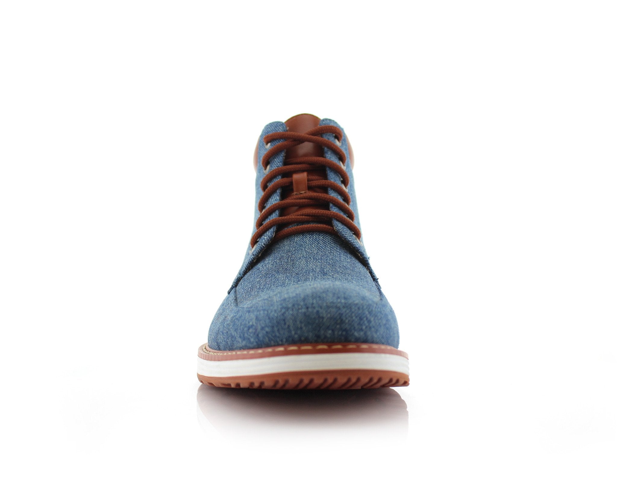 Two-Toned Sneaker Boots | Melvin by Ferro Aldo | Conal Footwear | Front Angle View
