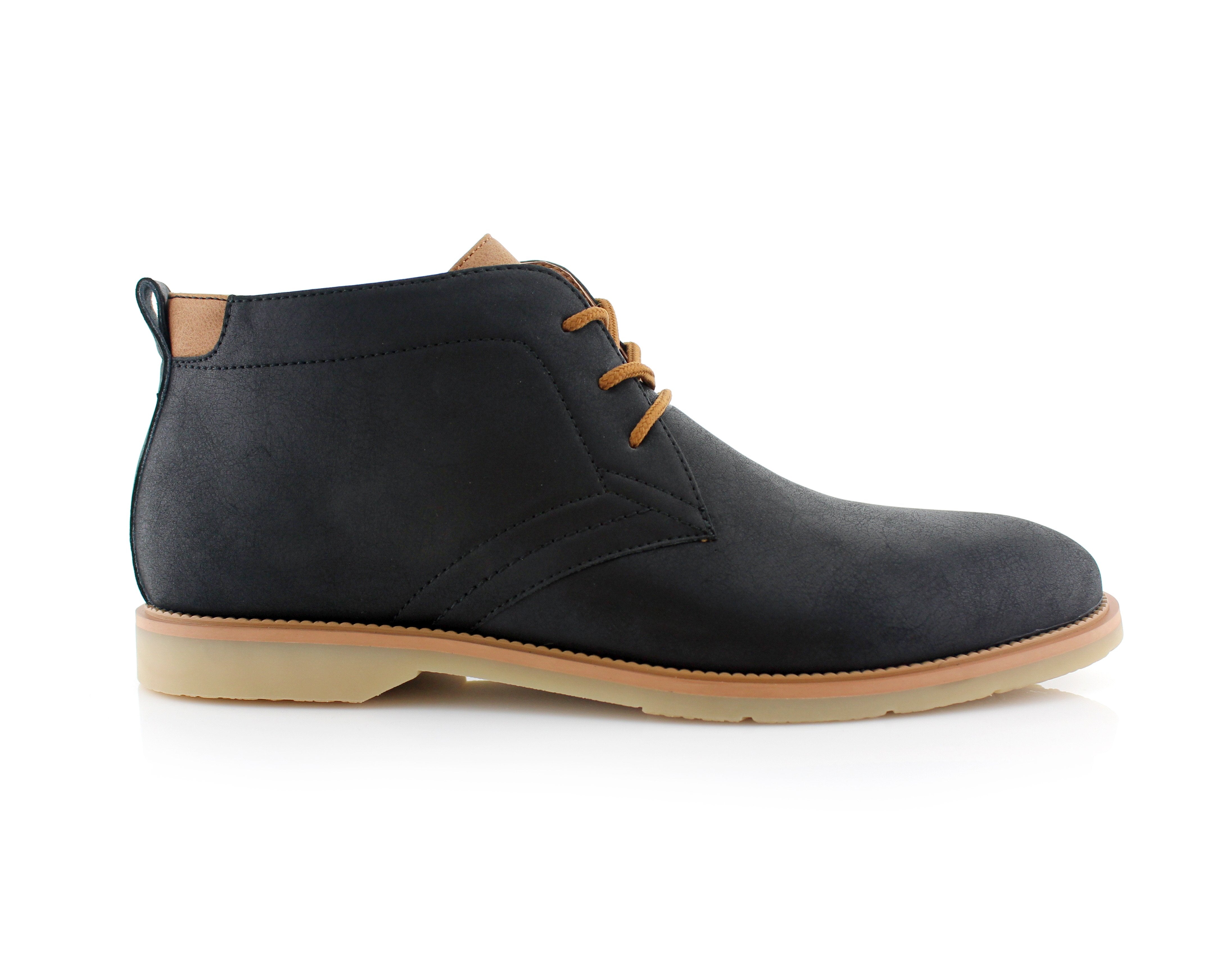 Two-Toned Chukka Boots | Marvin by Ferro Aldo | Conal Footwear | Outer Side Angle View