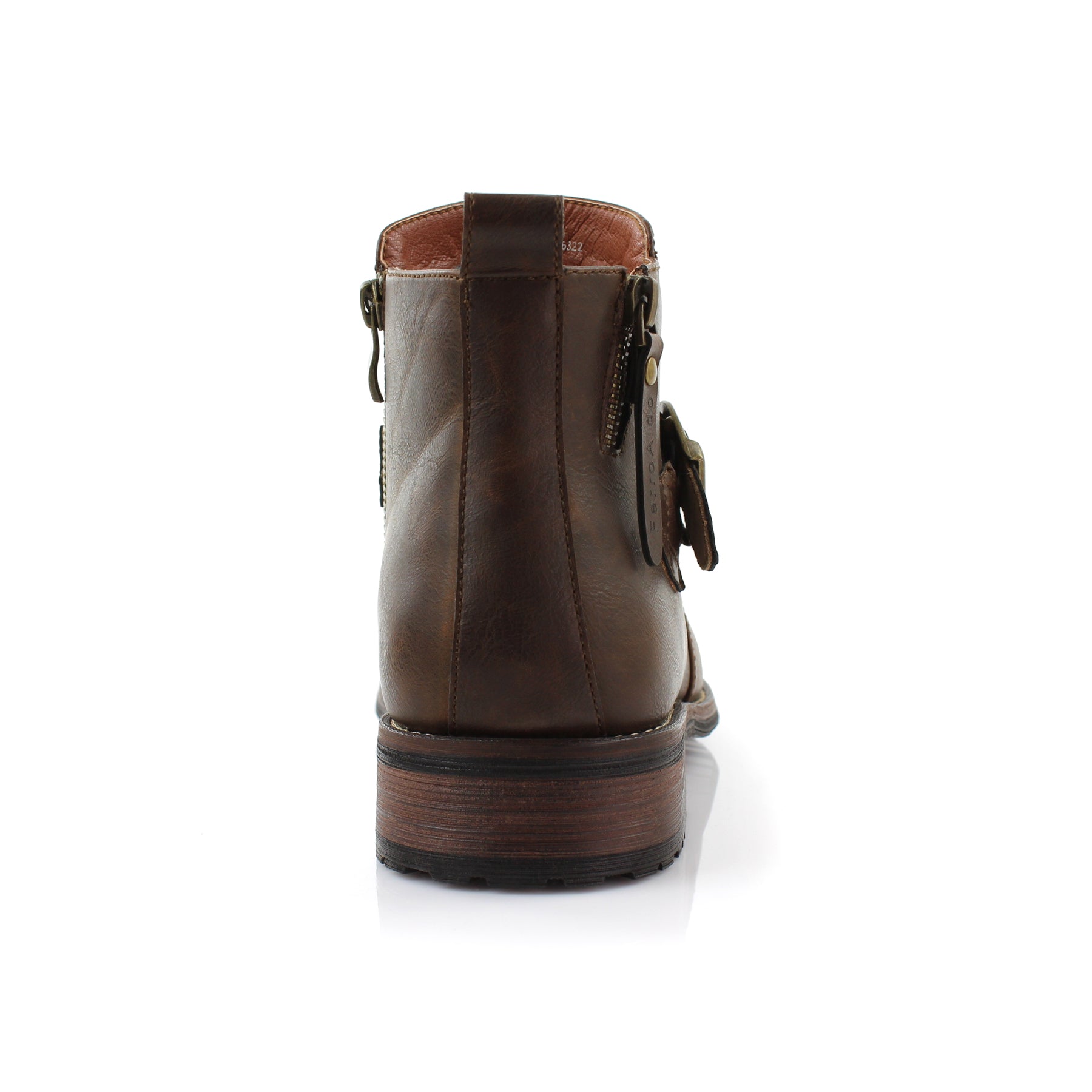 Slip-On Buckle Chelsea Boots | Dalton by Ferro Aldo | Conal Footwear | Back Angle View