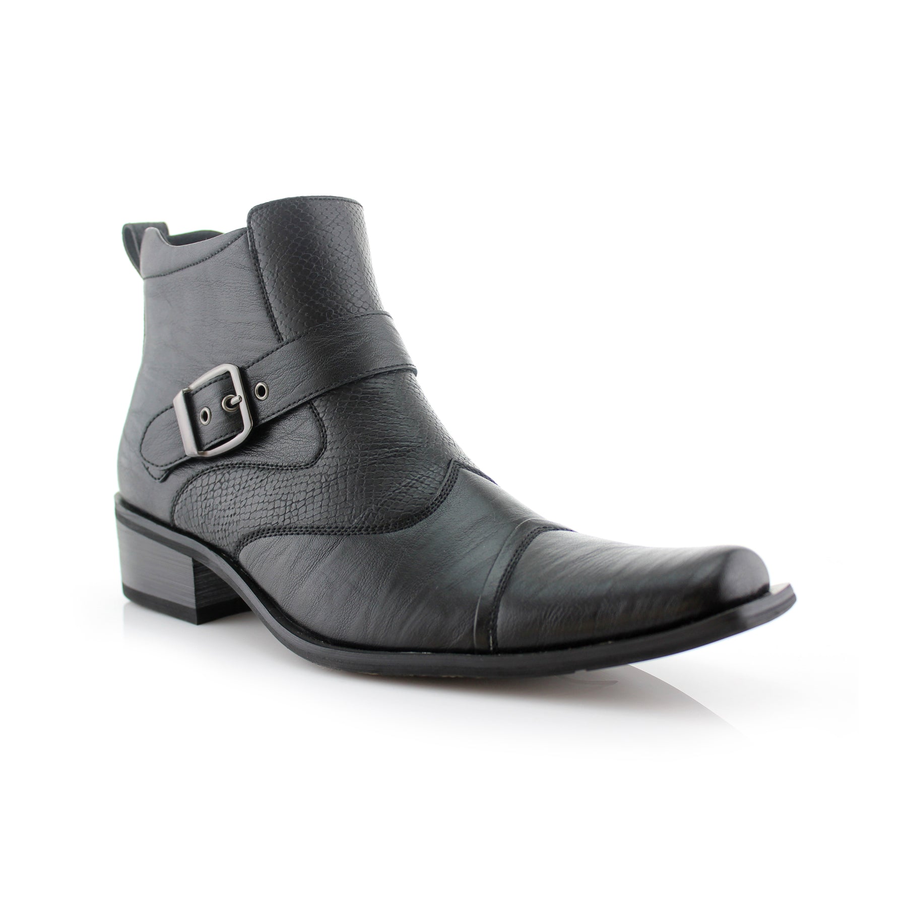 Snake Hide Embossed Cowboy Boots | Alejandro by Ferro Aldo | Conal Footwear | Main Angle View