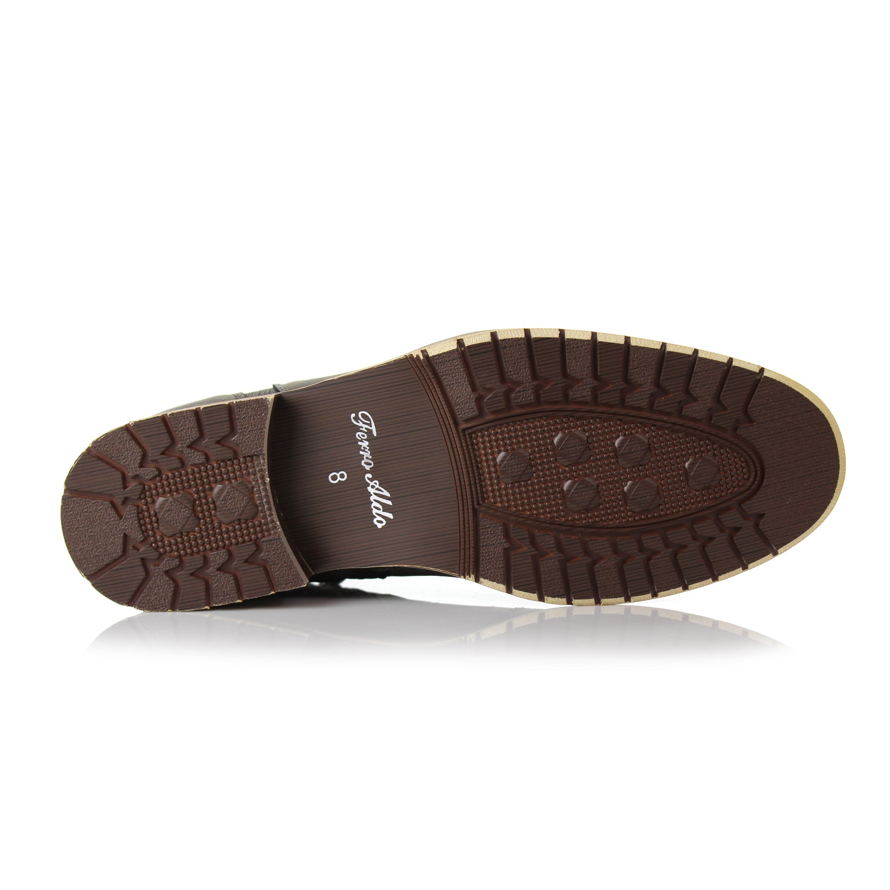 Mid-Top Zipper Boots | Blaine by Ferro Aldo | Conal Footwear | Bottom Sole Angle View