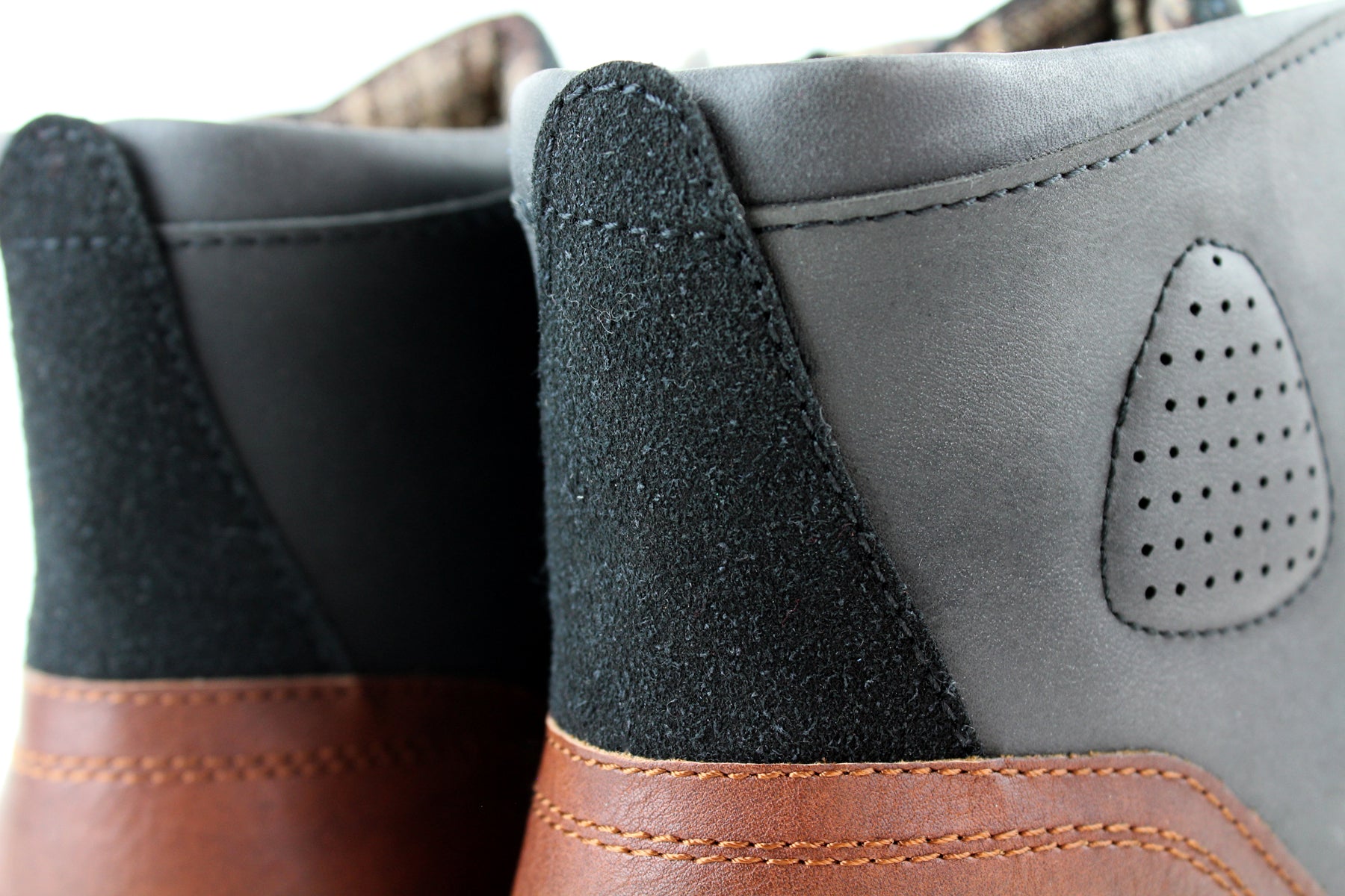 Two-Toned Rugged Boots | Homer by Polar Fox | Conal Footwear | Close-Up Back Angle View