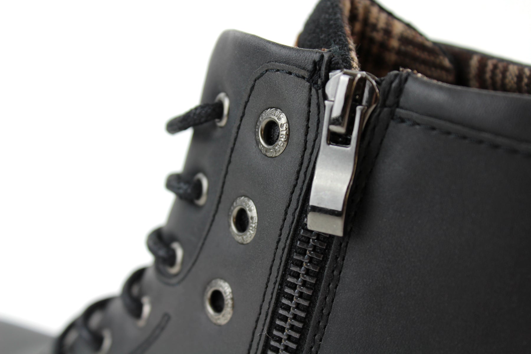 Two-Toned Rugged Boots | Homer by Polar Fox | Conal Footwear | Close-Up Inner Upper Angle View