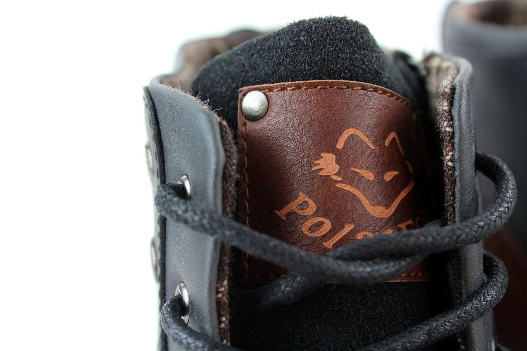 Two-Toned Rugged Boots | Homer by Polar Fox | Conal Footwear | Close Up Front Upper Angle View