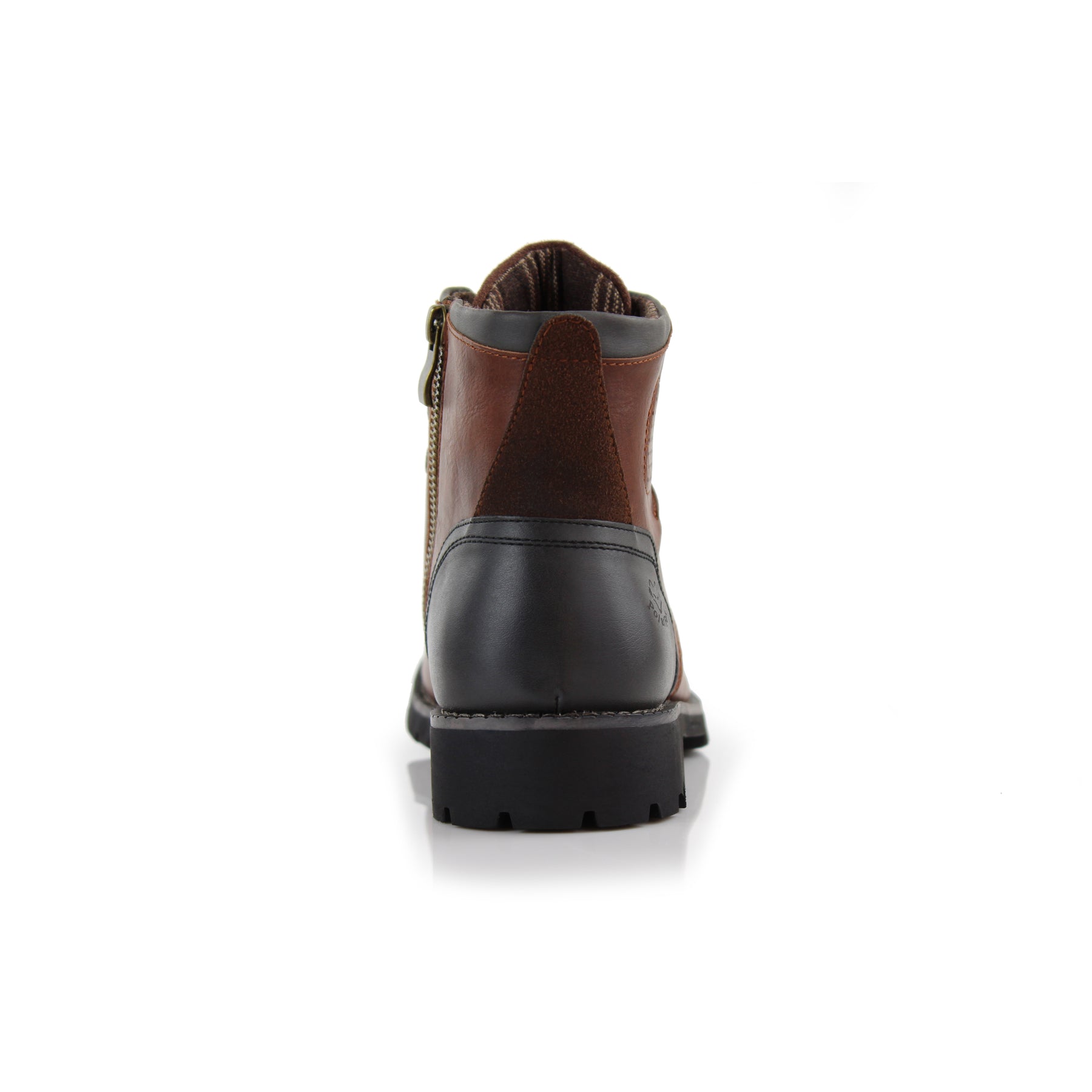 Two-Toned Rugged Boots | Homer by Polar Fox | Conal Footwear | Back Angle View