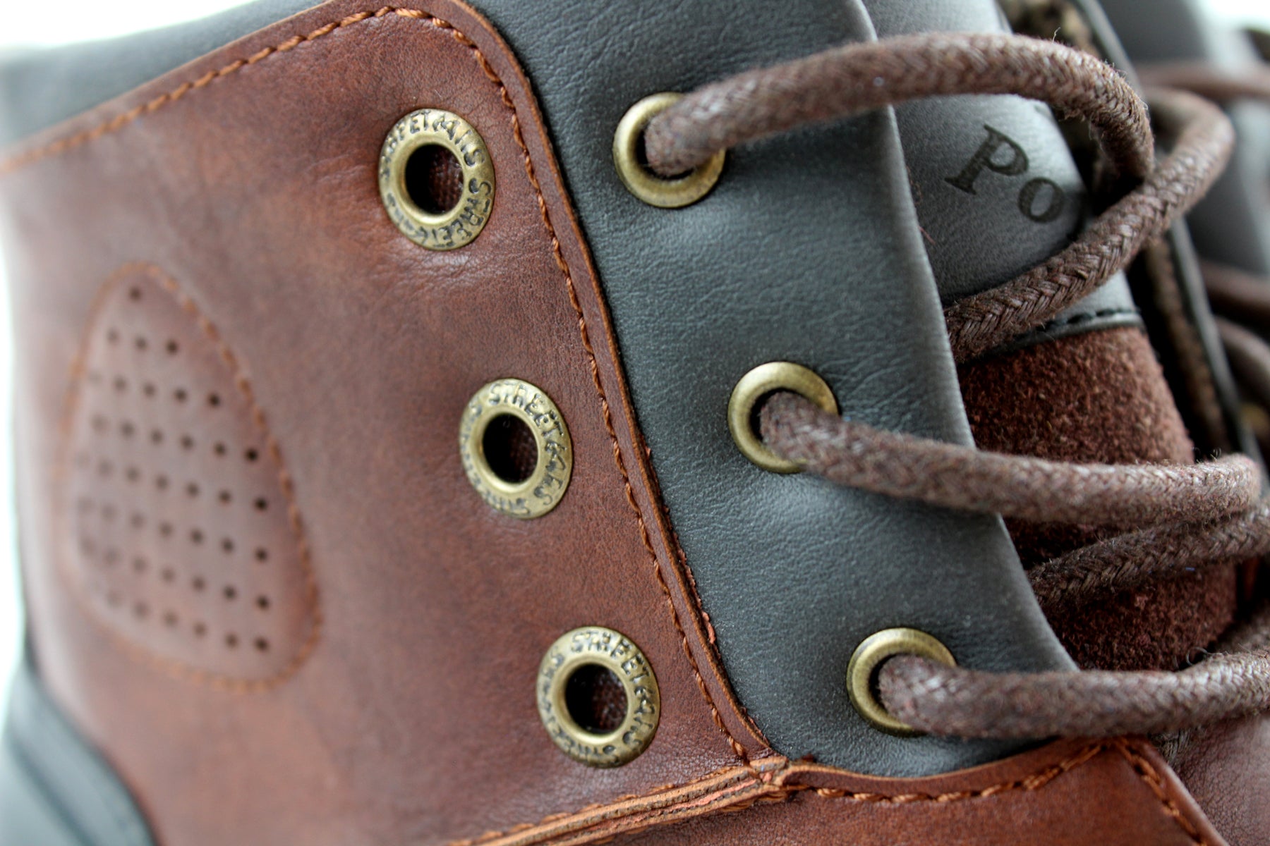 Two-Toned Rugged Boots | Homer by Polar Fox | Conal Footwear | Close-Up Outer Angle View
