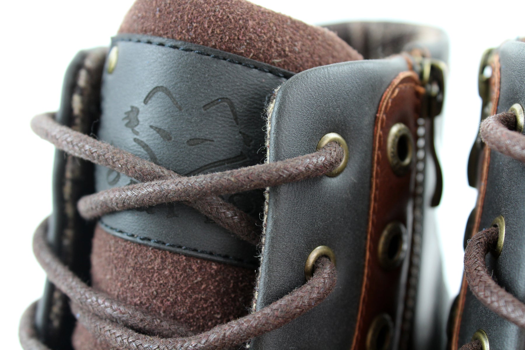 Two-Toned Rugged Boots | Homer by Polar Fox | Conal Footwear | Close-Up Front Angle View
