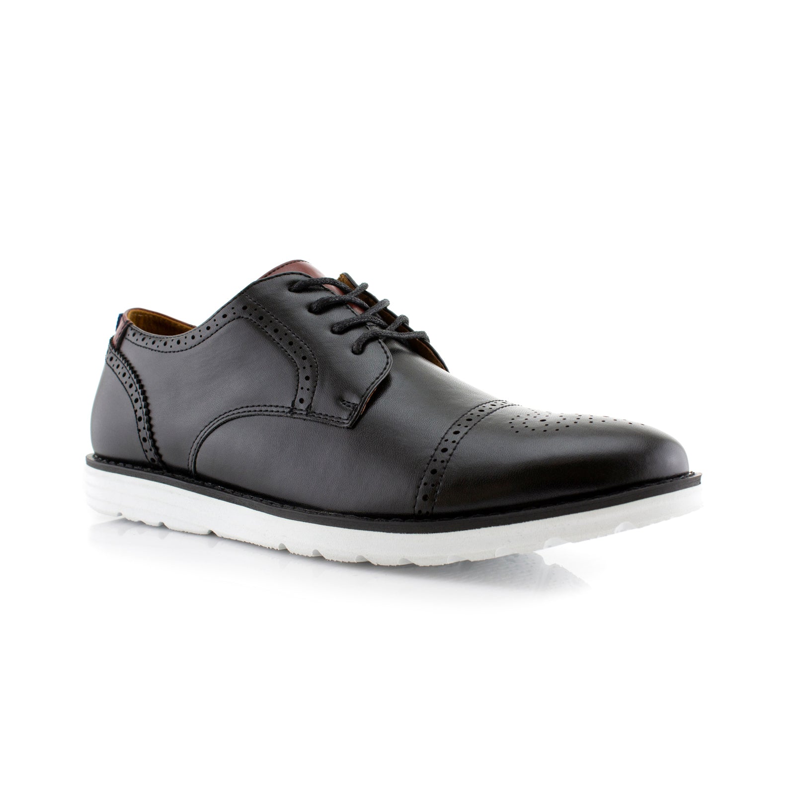 Burnished Brogue Derby Sneakers | Kenneth by Polar Fox | Conal Footwear | Main Angle View