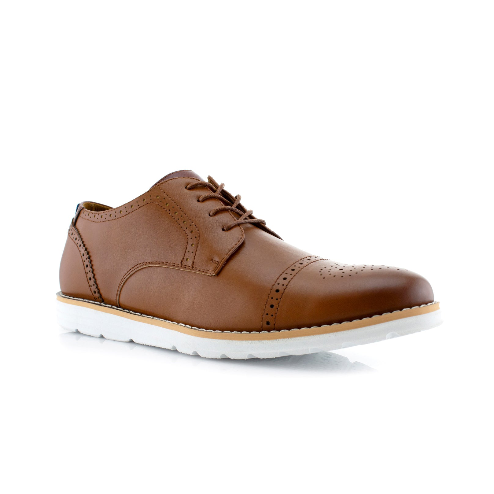 Burnished Brogue Derby Sneakers | Kenneth by Polar Fox | Conal Footwear | Main Angle View