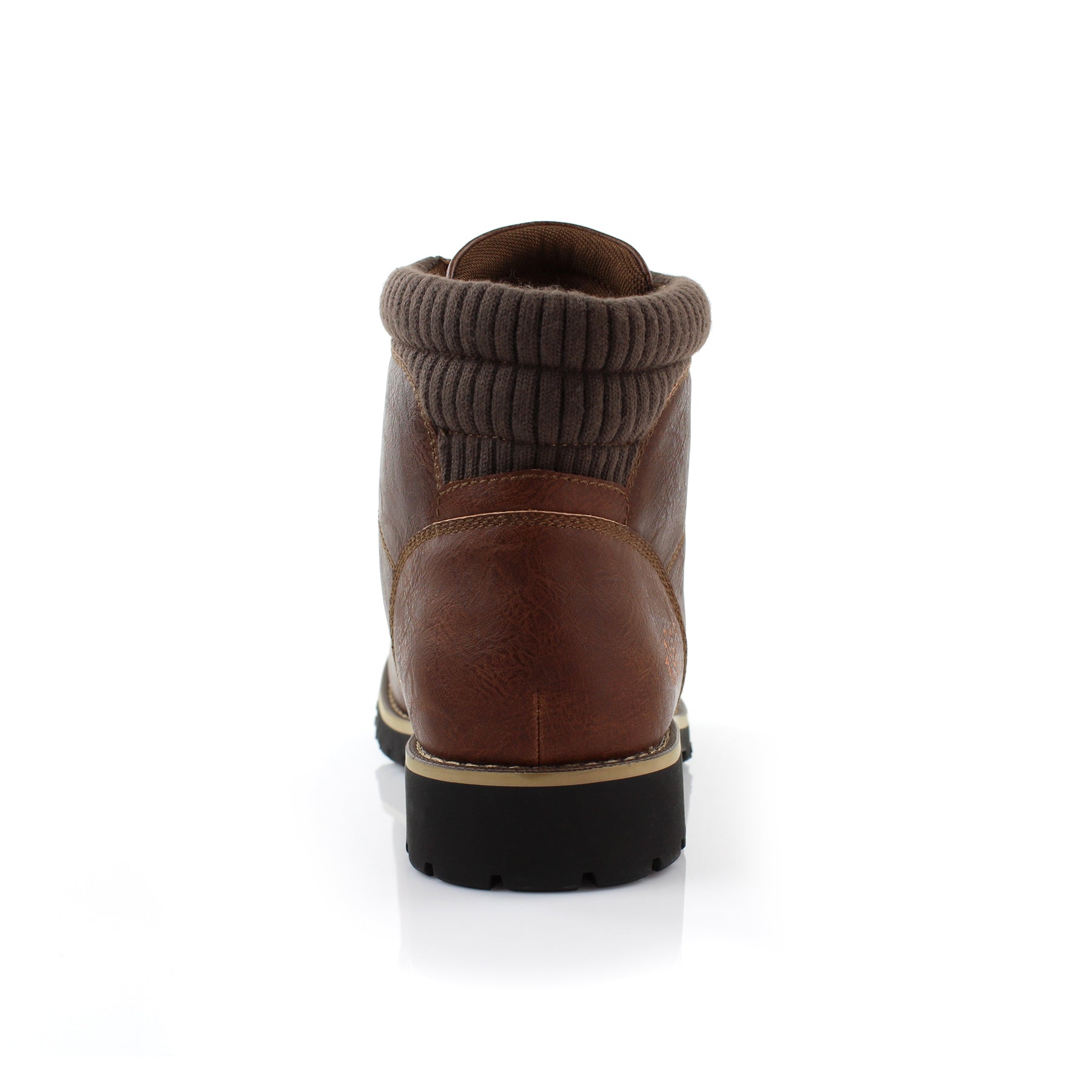 Motorcycle & Combat Boots with Padded Collar | Xander by Polar Fox | Conal Footwear | Back Angle View
