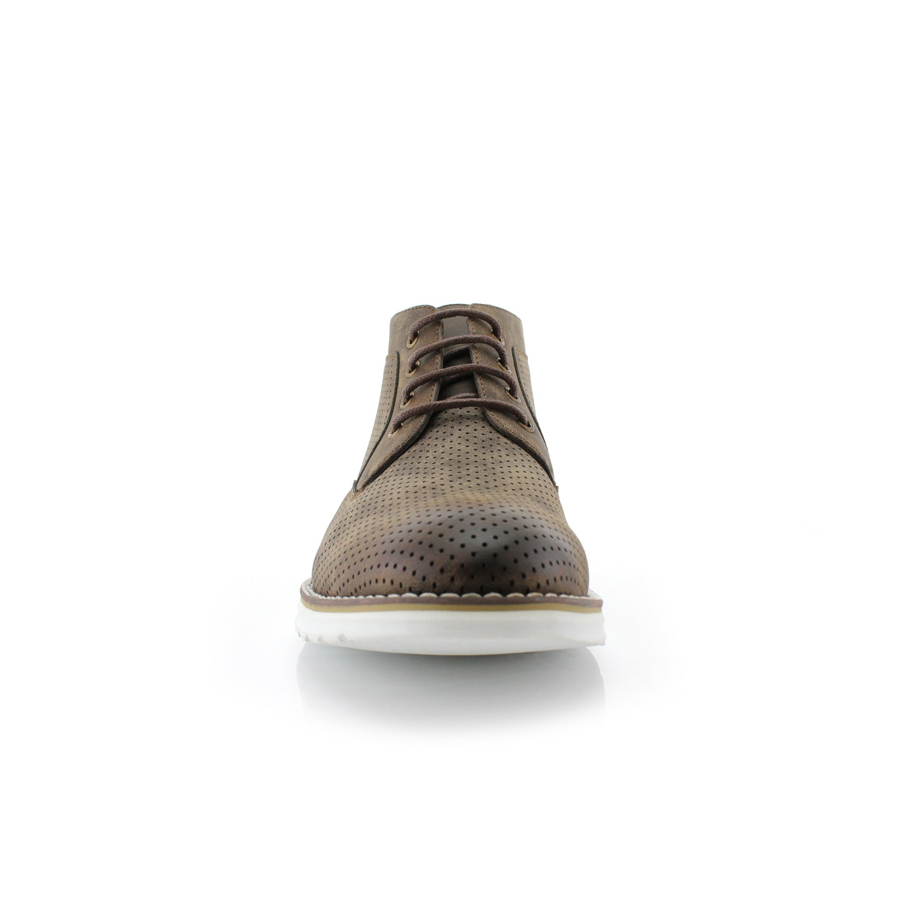 Perforated Chukka Sneakers | Walker by Polar Fox | Conal Footwear | Front Angle View