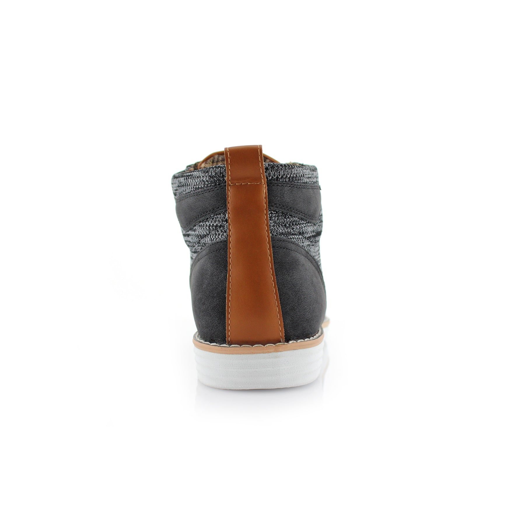 Duo-textured Sneaker Chukka Boots | Bohort by Polar Fox | Conal Footwear | Back Angle View