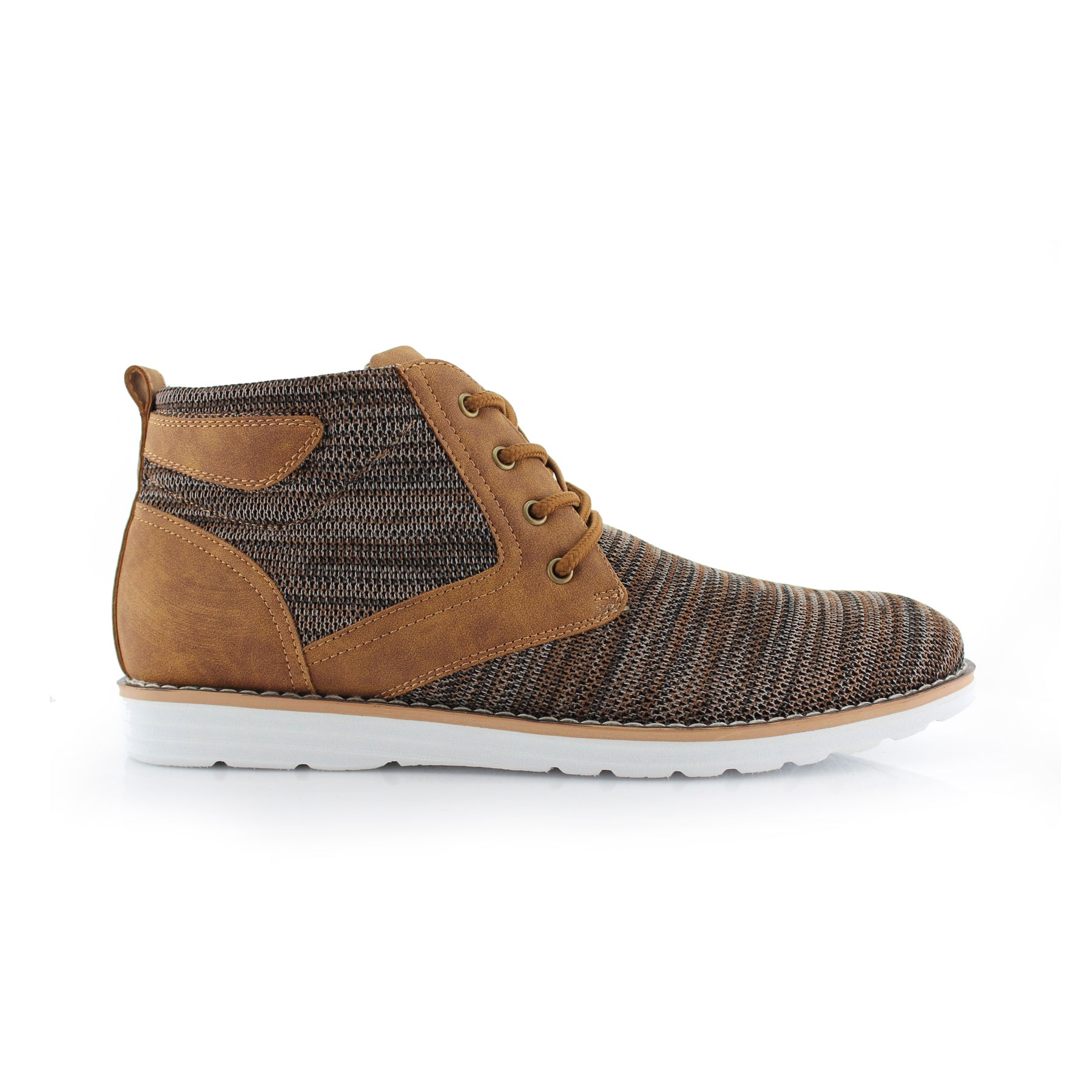 Duo-textured Sneaker Chukka Boots | Bohort by Polar Fox | Conal Footwear | Outer Side Angle View