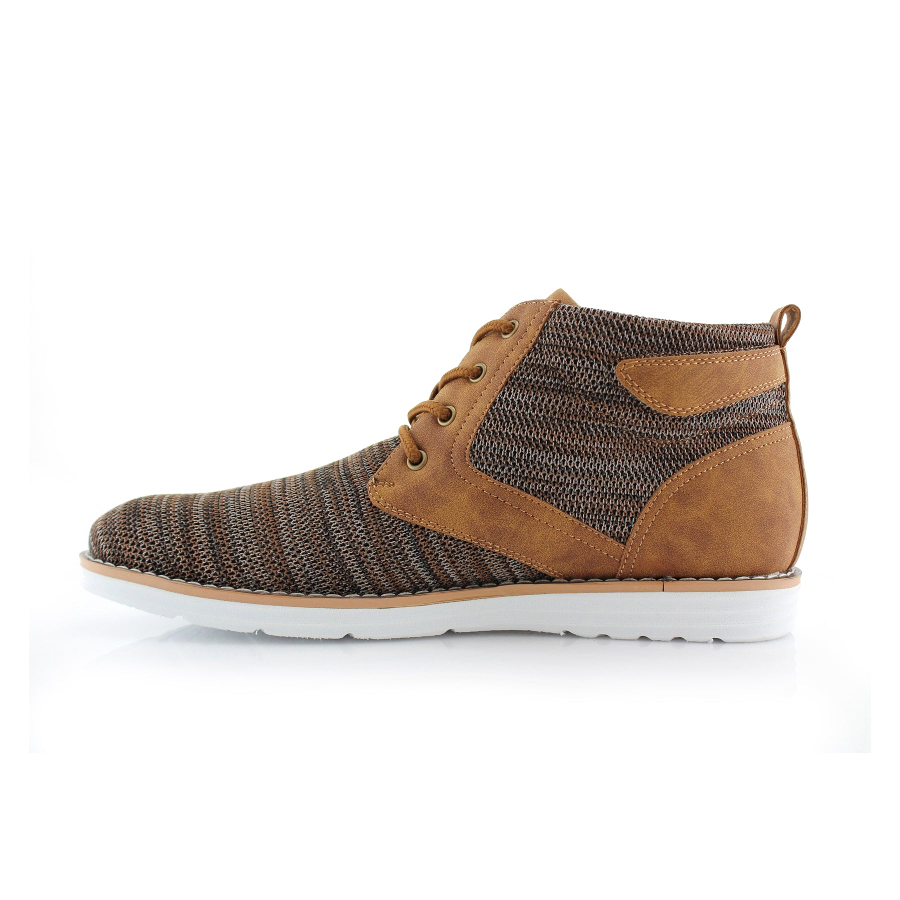 Duo-textured Sneaker Chukka Boots | Bohort by Polar Fox | Conal Footwear | Inner Side Angle View