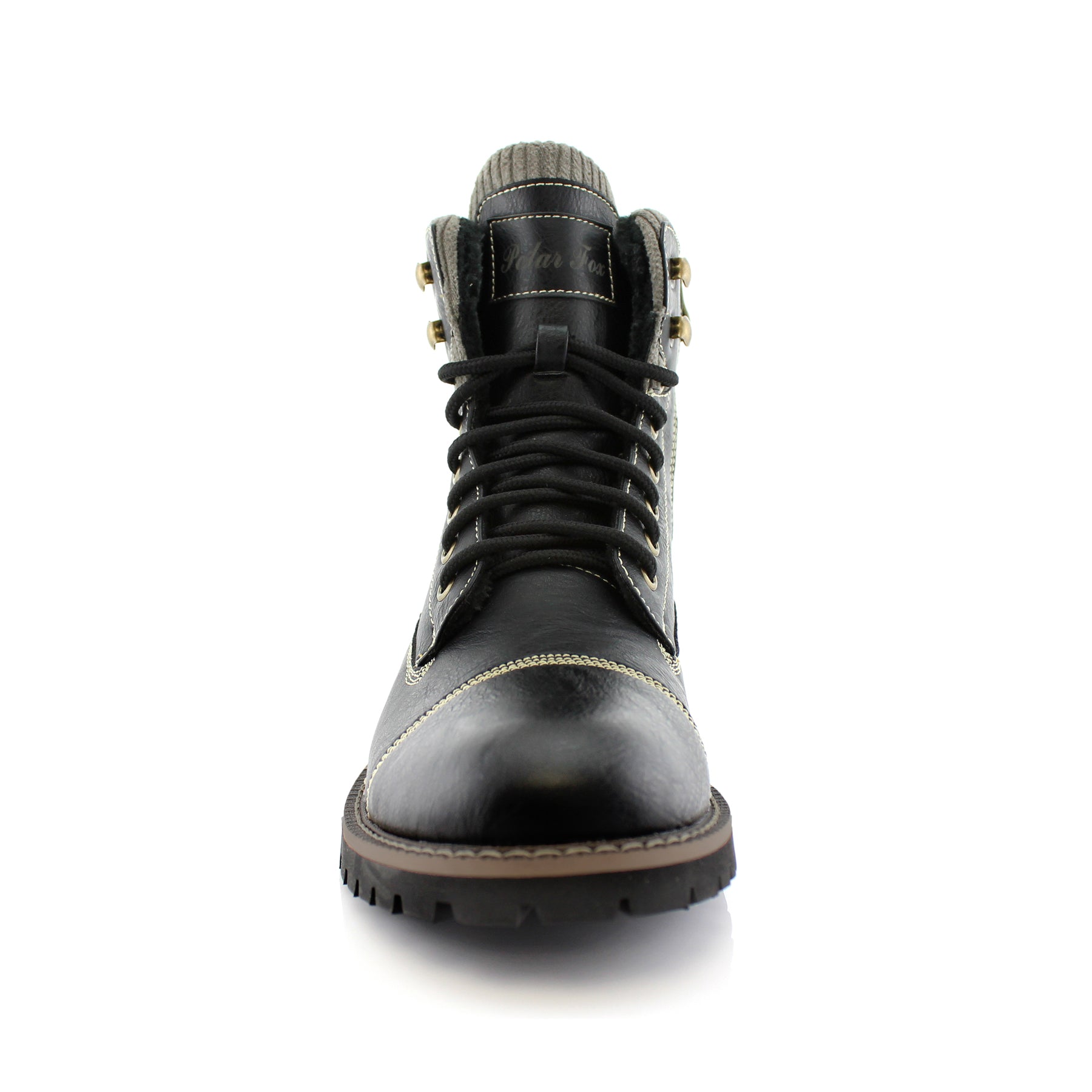 Combat Motorcycle Zipper Boots | Brady by Polar Fox | Conal Footwear | Front Angle View