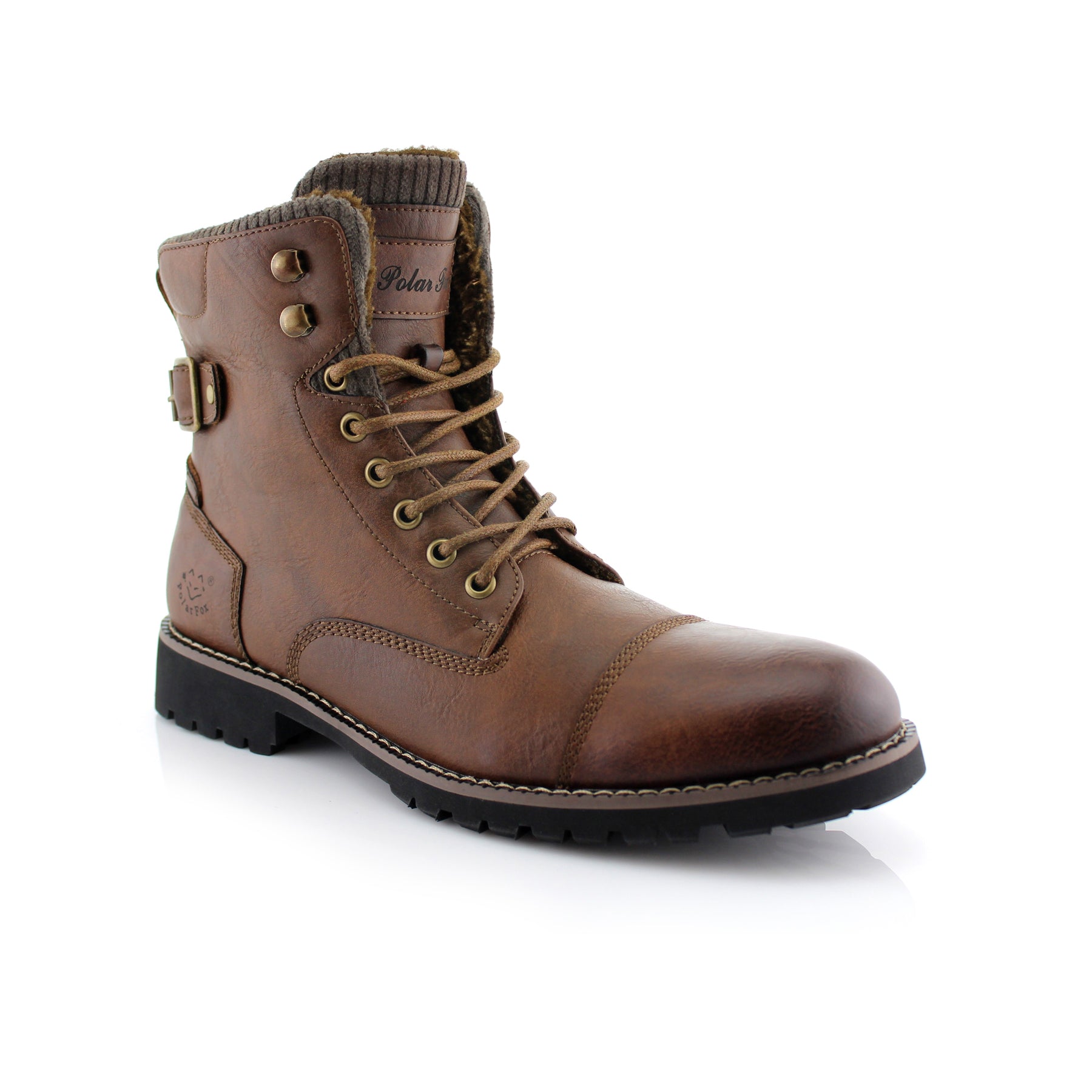 Combat Motorcycle Zipper Boots | Brady by Polar Fox | Conal Footwear | Main Angle View