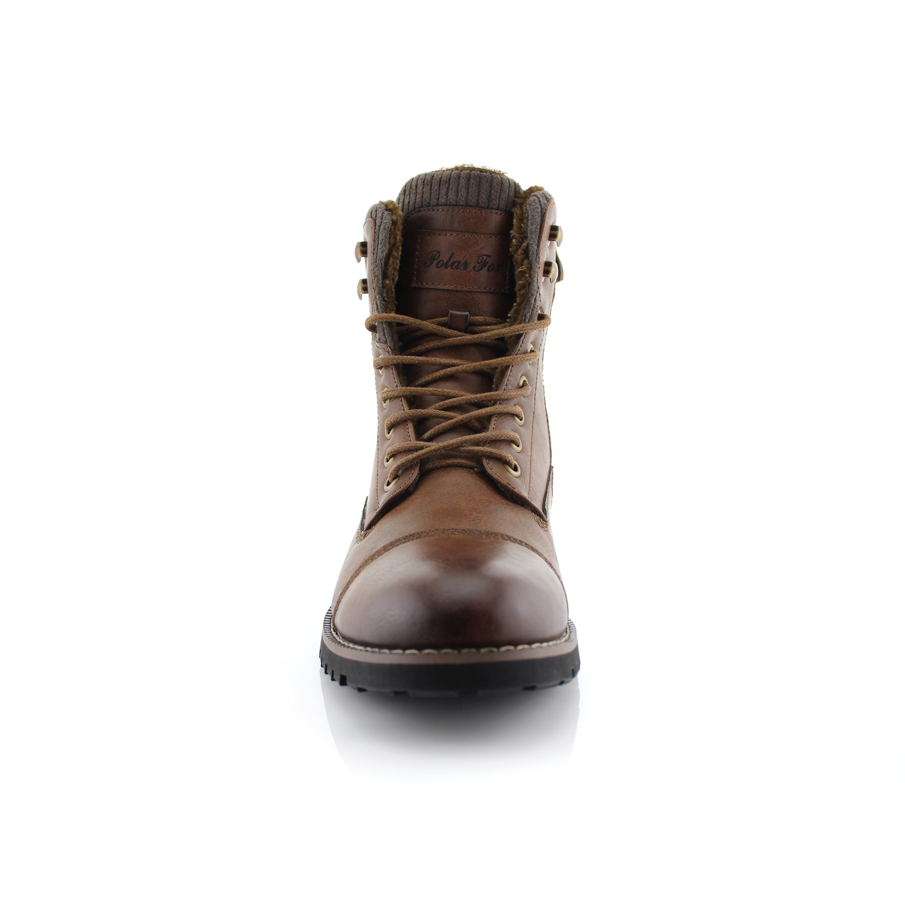 Combat Motorcycle Zipper Boots | Brady by Polar Fox | Conal Footwear | Front Angle View