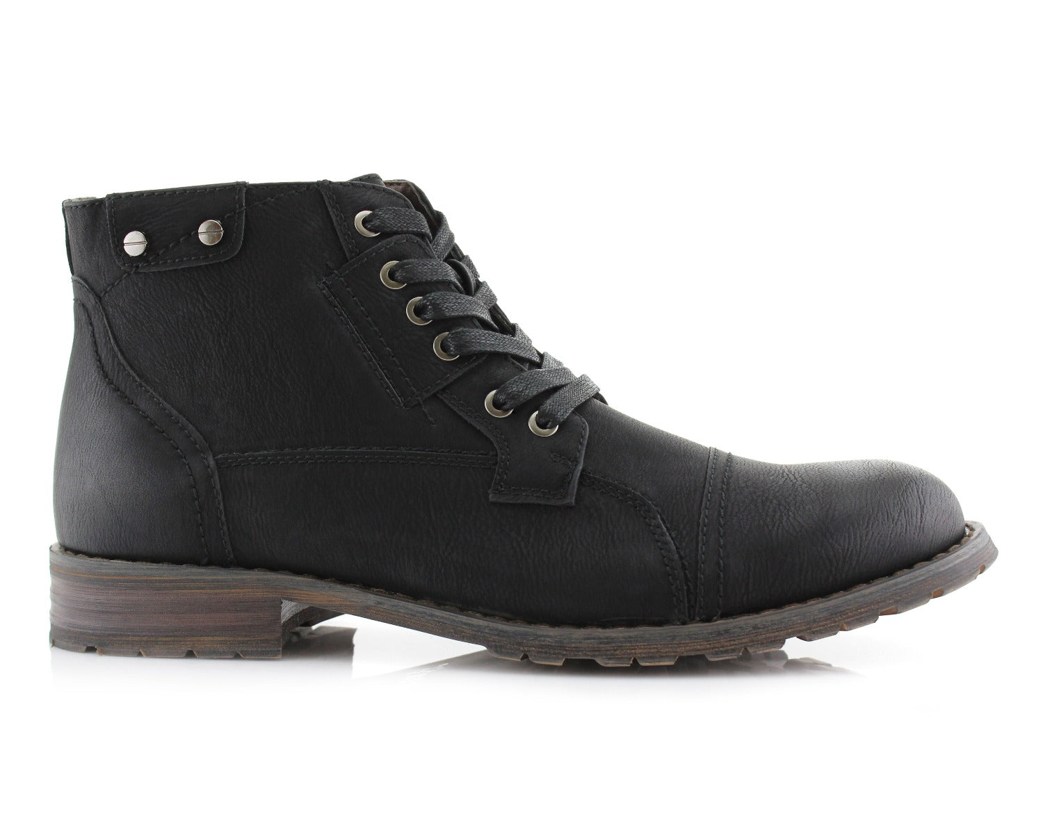 Motorcycle Combat Boots | Ronny by Polar Fox | Conal Footwear | Outer Side Angle View