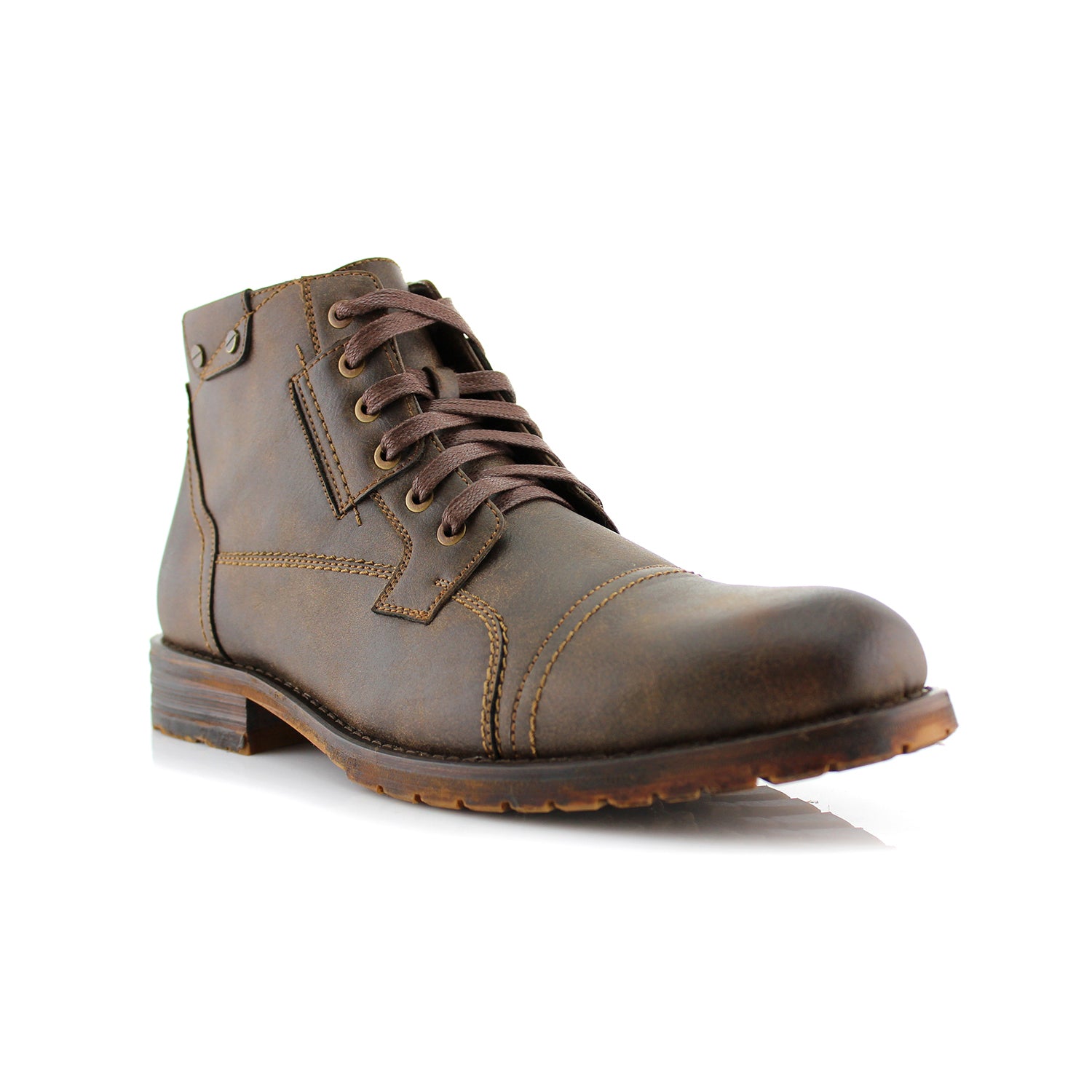 Motorcycle Combat Boots | Ronny by Polar Fox | Conal Footwear | Main Angle View