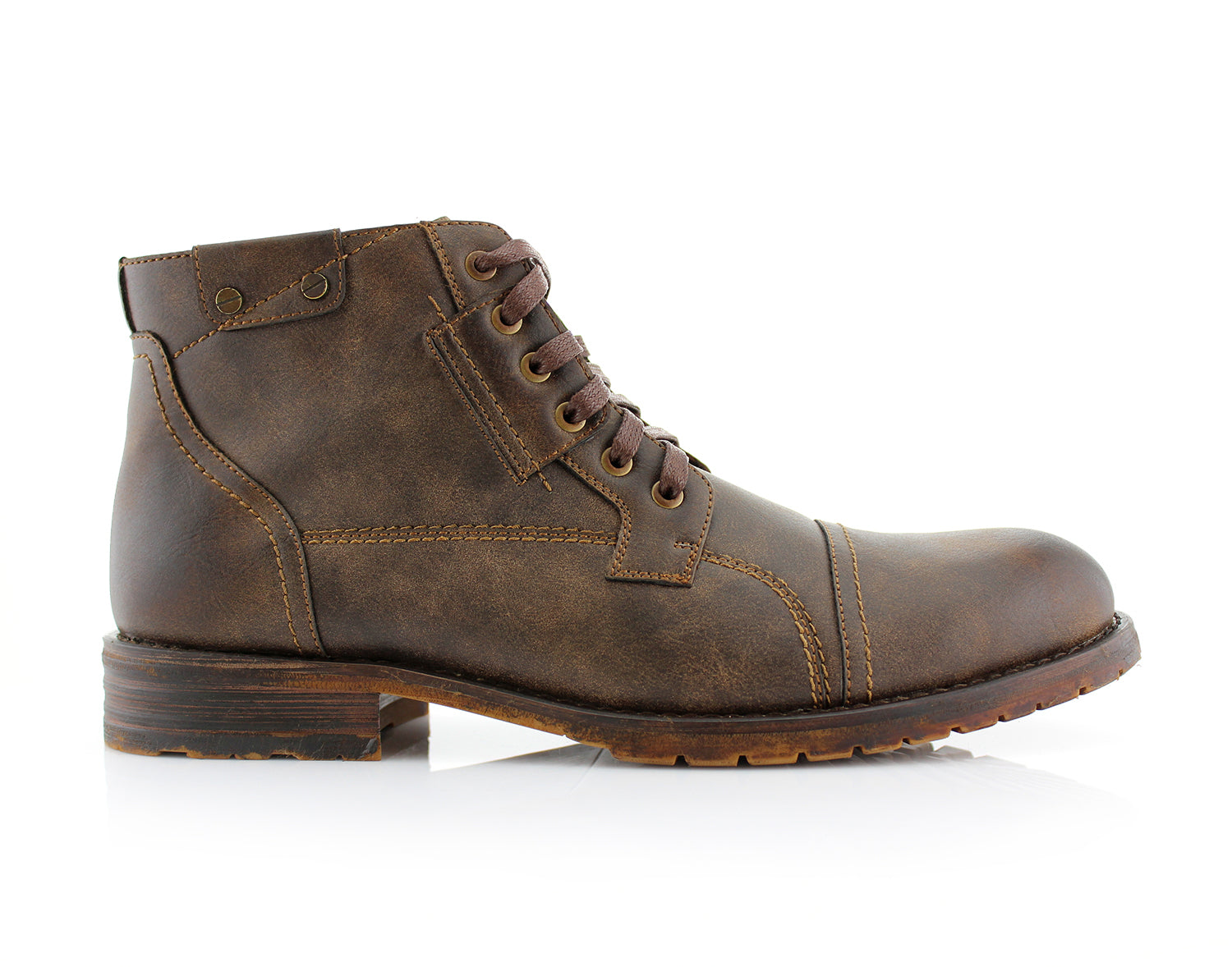 Motorcycle Combat Boots | Ronny by Polar Fox | Conal Footwear | Outer Side Angle View