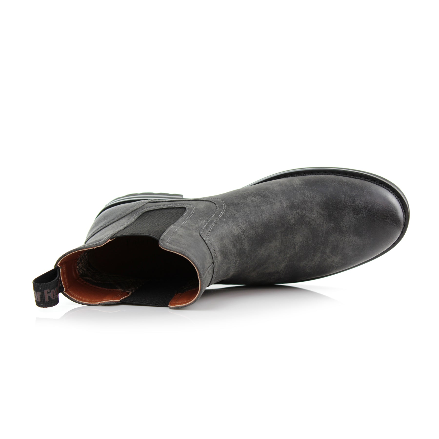Western Style Chelsea Boots | Duncan by Polar Fox | Conal Footwear | Top-Down Angle View