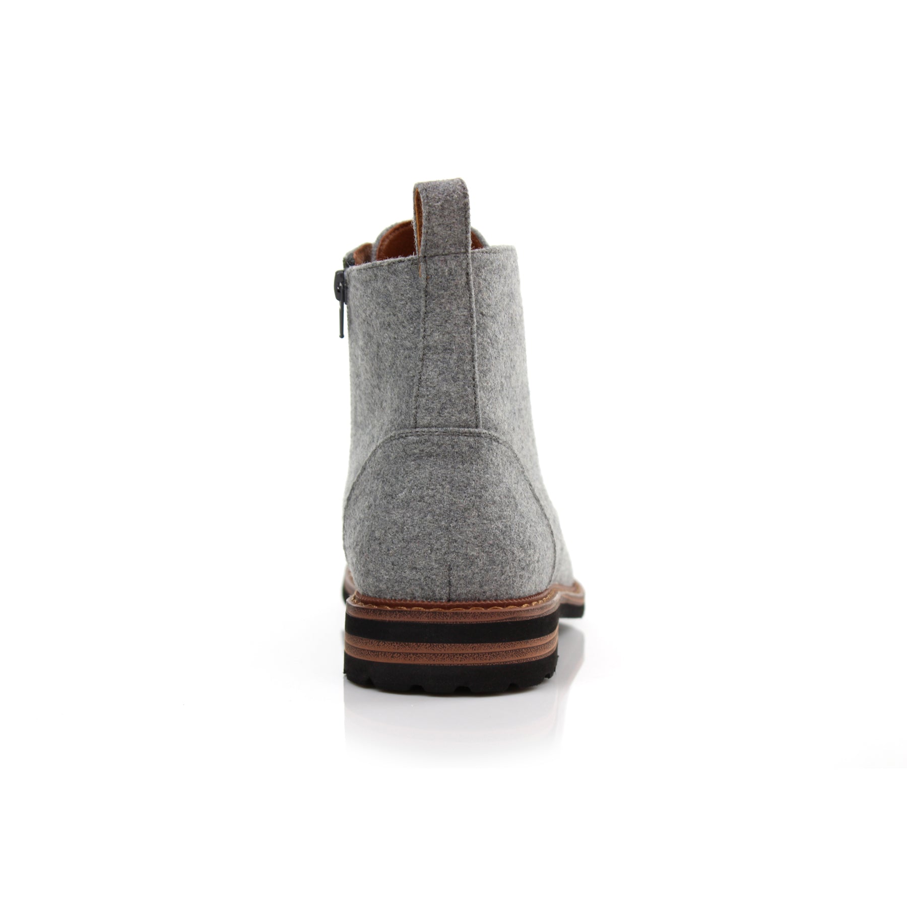 Woolen Ankle Boots | Duke by Polar Fox | Conal Footwear | Back Angle View