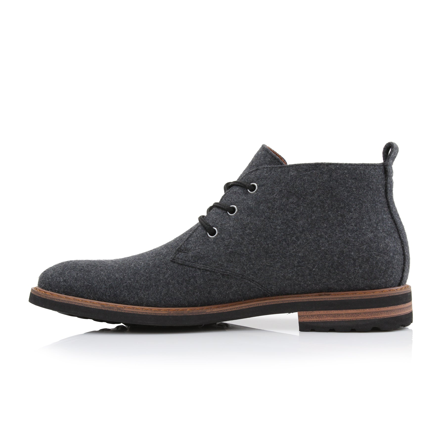 Woolen Chukka Boots | Pablo by Ferro Aldo | Conal Footwear | Inner Side Angle View