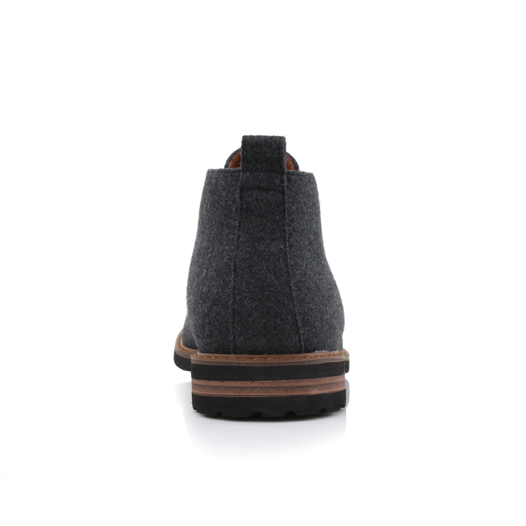 Woolen Chukka Boots | Pablo by Ferro Aldo | Conal Footwear | Back Angle View