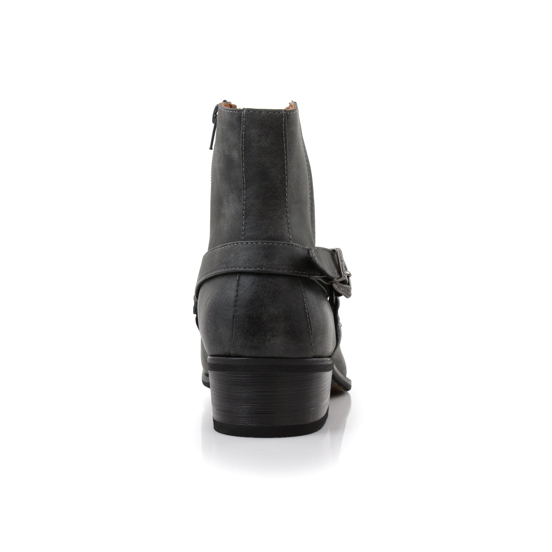 Synthetic Leather Cowboy Boots | Reyes by Ferro Aldo | Conal Footwear | Back Angle View